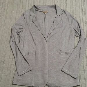 Anthropologie “Bordeaux brand” cotton blazer